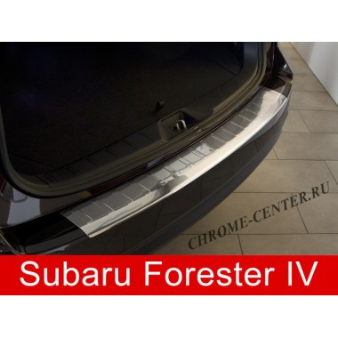 Накладка на задний бампер Subaru Forester IV (2013-) бренд – Avisa главное фото
